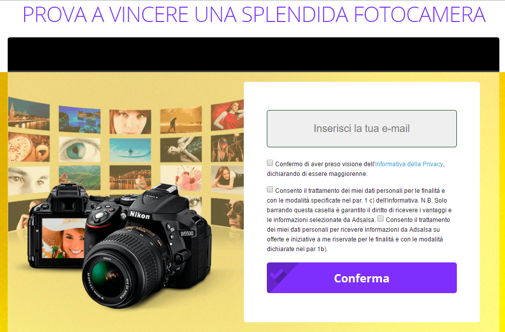 Concorso Adsalsa – Vinci una Fotocamera Nikon D5500