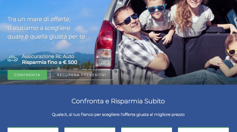 Quale.it: il comparatore di assicurazioni e mutui